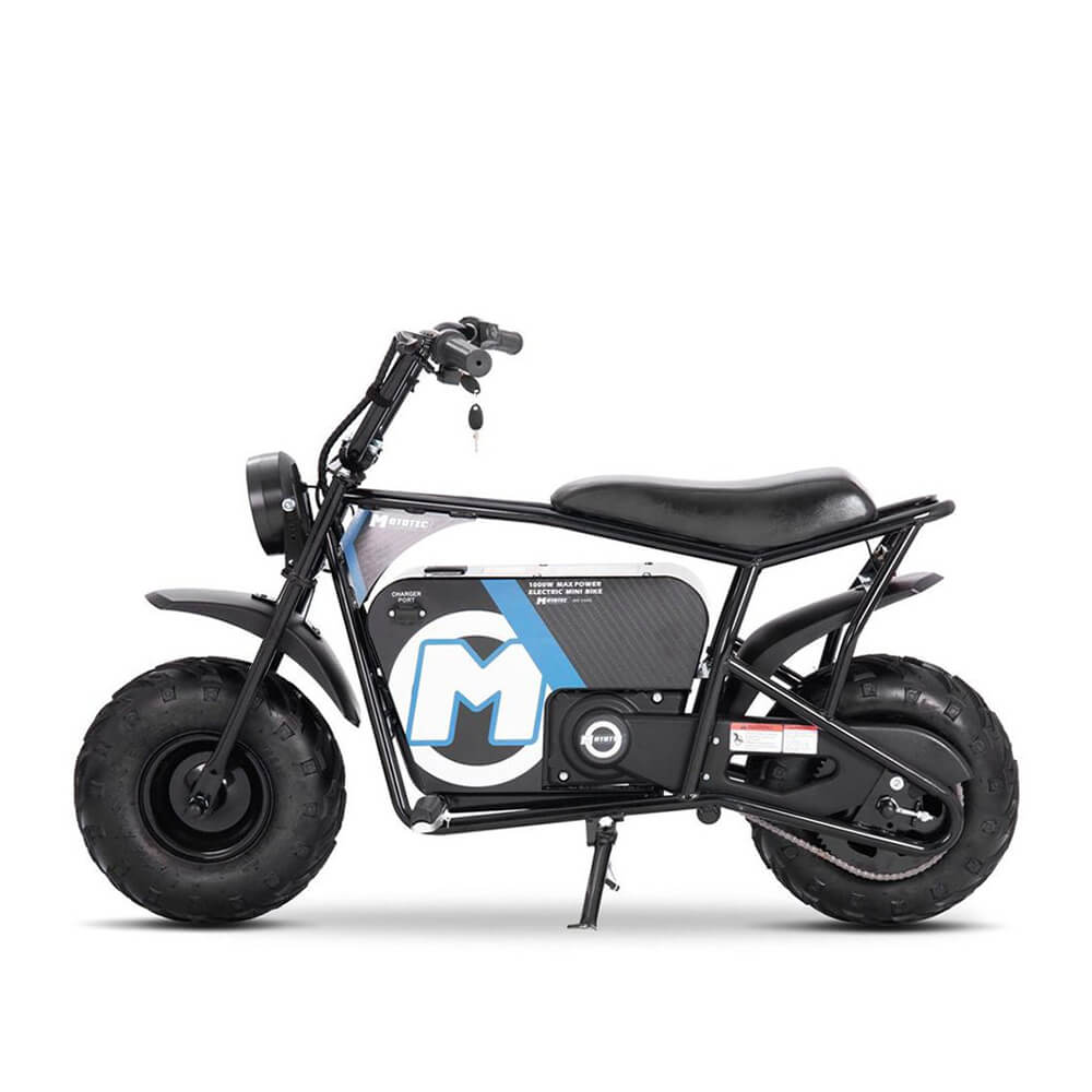 MOTOTEC 1000W 48V/12AH Electric Powered Mini Bike, Black (96372584) - SAKSBY.com - Motorcycles & Scooters - SAKSBY.com