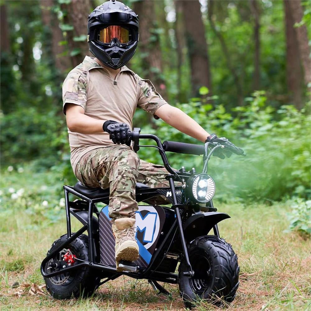 MOTOTEC 1000W 48V/12AH Electric Powered Mini Bike, Black (96372584) - SAKSBY.com - Motorcycles & Scooters - SAKSBY.com