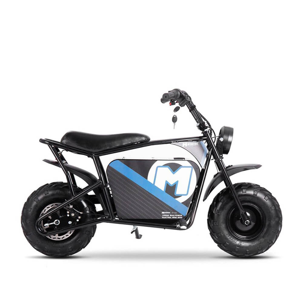 MOTOTEC 1000W 48V/12AH Electric Powered Mini Bike, Black (96372584) - SAKSBY.com - Motorcycles & Scooters - SAKSBY.com