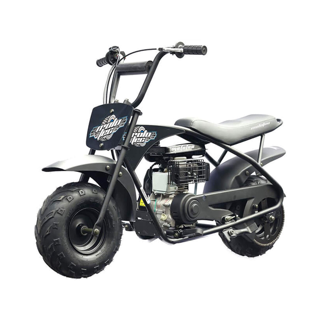 MotoTec 105CC 3.5HP 4-Stroke Mini Gas Powered Bike - Saksby Wholesale - Front Left View