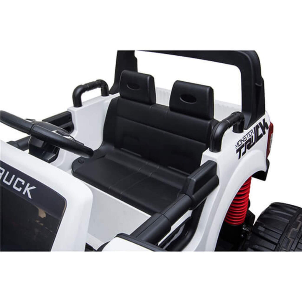 MotoTec 2.4GHZ 12V 180W 4X4 Ride-On Monster Truck (SAK46013) - Saksby Wholesale - Driver Seat View