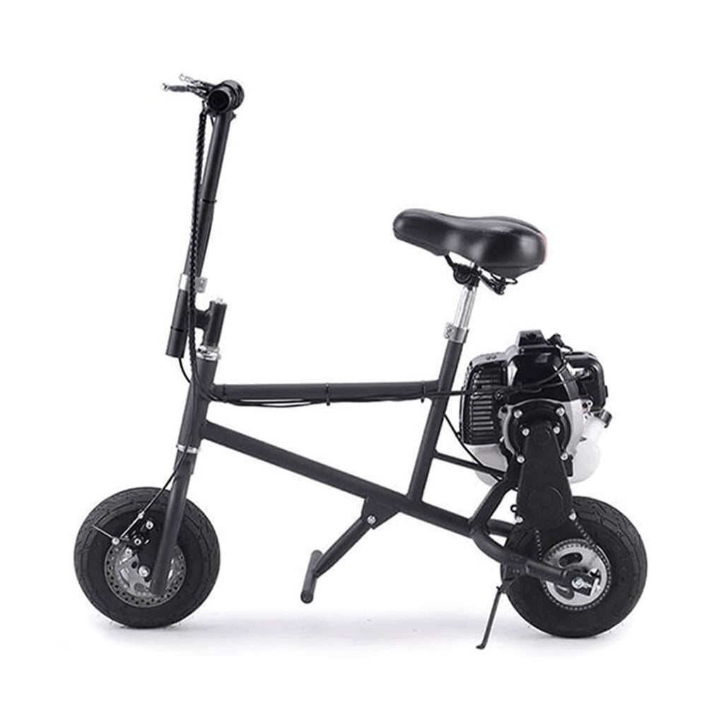 MotoTec 49CC 2-Stroke Air Cooled Mini Gas Powered Bike - Saksby Wholesale - Side Left View