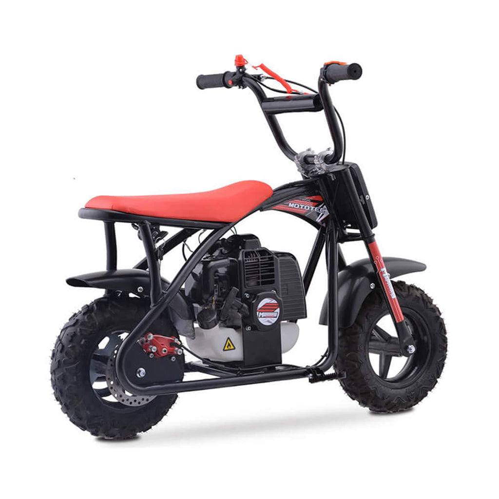 MotoTec 52CC 2-Stroke Kids Gas Mini Bike - Saksby Wholesale - Back Right View