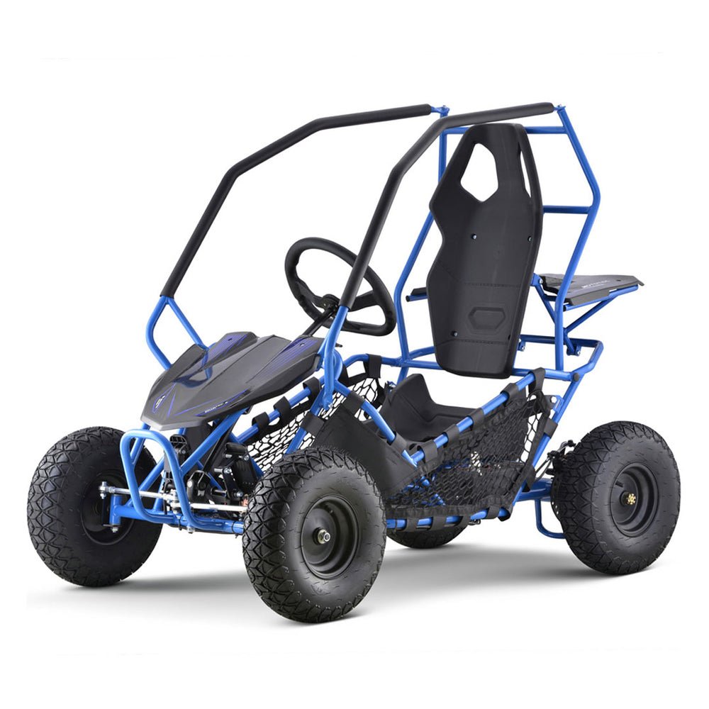 MOTOTEC Maverick 36V/36AH Blue Electric Motorized Go Kart, 1000W (95368142) - SAKSBY.com - ATVs & UTVs - SAKSBY.com