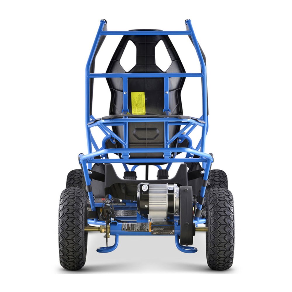 MOTOTEC Maverick 36V/36AH Blue Electric Motorized Go Kart, 1000W (95368142) - SAKSBY.com - ATVs & UTVs - SAKSBY.com