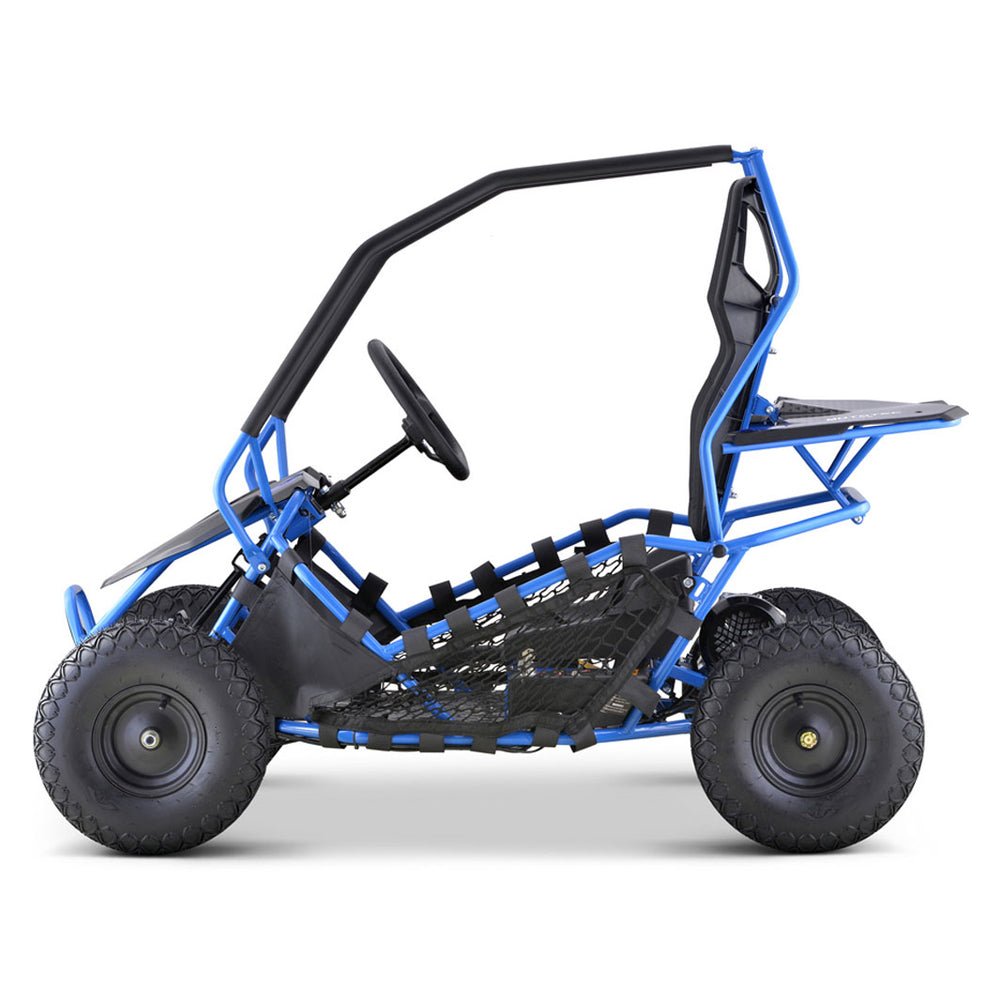 MOTOTEC Maverick 36V/36AH Blue Electric Motorized Go Kart, 1000W (95368142) - SAKSBY.com - ATVs & UTVs - SAKSBY.com