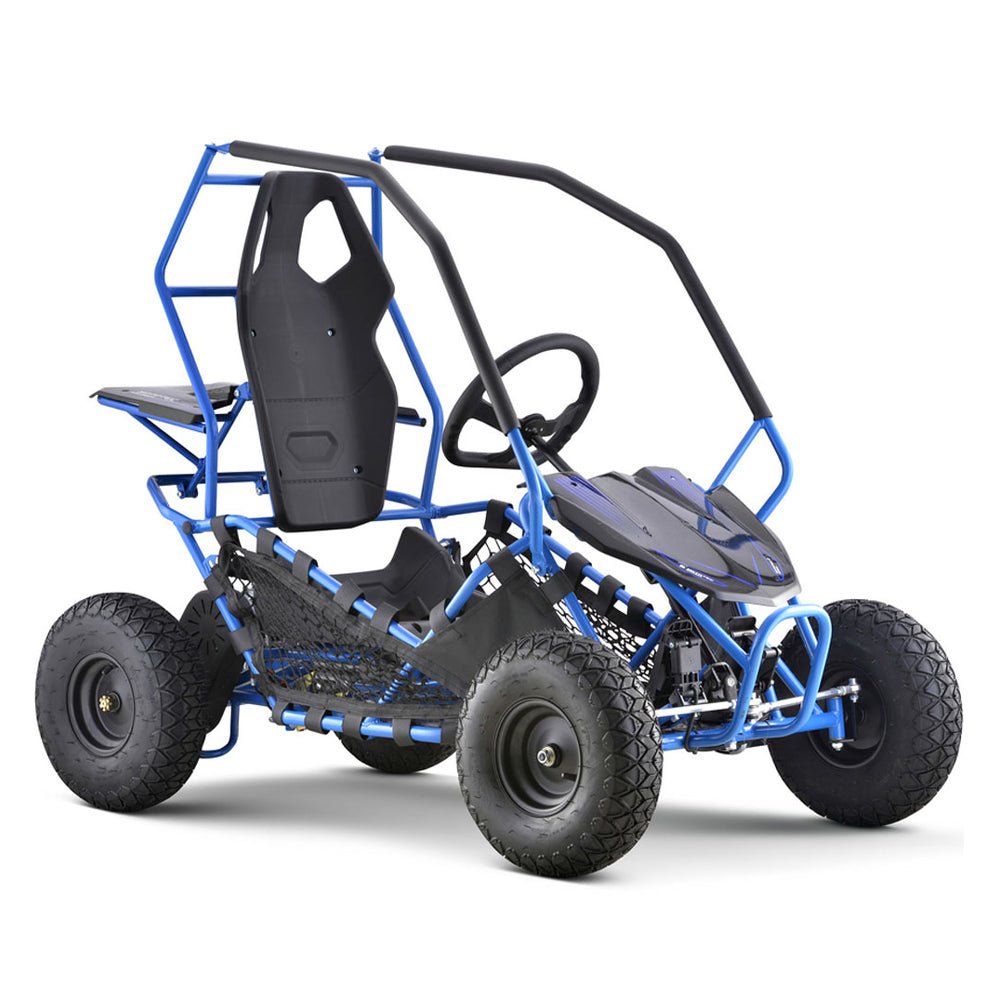MOTOTEC Maverick 36V/36AH Blue Electric Motorized Go Kart, 1000W (95368142) - SAKSBY.com - ATVs & UTVs - SAKSBY.com