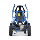 MotoTec Maverick 36V/36AH Electric Motorized Go Kart Blue - Saksby Wholesale - Back View