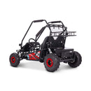 MotoTec Mud XL 60V/20AH Electric Full Suspension Go Kart Red - Saksby Wholesale - Back Left View