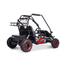 MotoTec Mud XL 60V/20AH Electric Full Suspension Go Kart Red - Saksby Wholesale - Back Right View