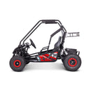 MotoTec Mud XL 60V/20AH Electric Full Suspension Go Kart Red - Saksby Wholesale - Side Left View