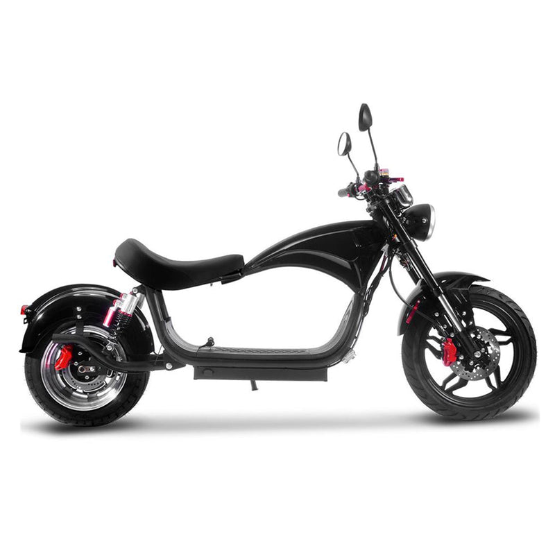 MOTOTEC RAVEN 60V/30AH 2500W Electric Moped Motorcycle Scooter For Adults, Black (95148263) - SAKSBY.com - Motorcycles & Scooters - SAKSBY.com