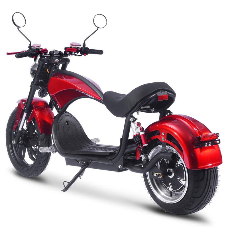 MOTOTEC RAVEN 60V/30AH 2500W Electric Moped Motorcycle Scooter For Adults, Red (95248163) - SAKSBY.com - Motorcycles & Scooters - SAKSBY.com