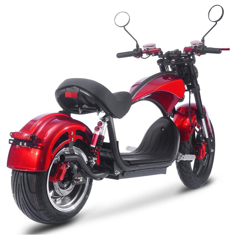 MOTOTEC RAVEN 60V/30AH 2500W Electric Moped Motorcycle Scooter For Adults, Red (95248163) - SAKSBY.com - Motorcycles & Scooters - SAKSBY.com