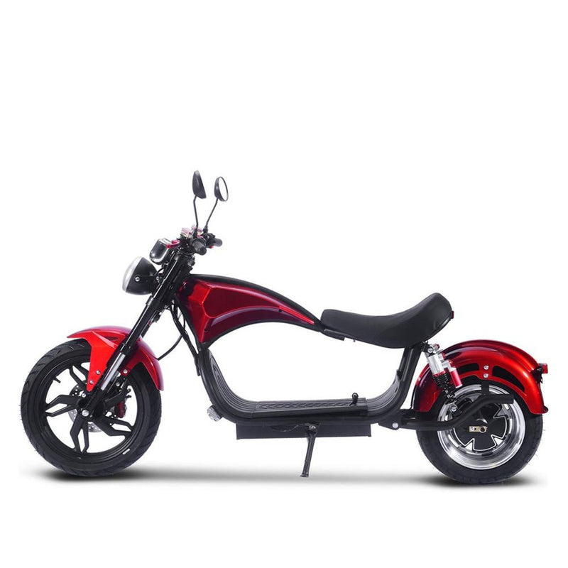 MOTOTEC RAVEN 60V/30AH 2500W Electric Moped Motorcycle Scooter For Adults, Red (95248163) - SAKSBY.com - Motorcycles & Scooters - SAKSBY.com