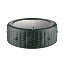 MSpa C-ME062 Meteor Comfort Round 6-Person Inflatable Hot Tub Spa With 120 Bubble Jets, 80" (SAK69379) - Saksby Wholesale - Front View