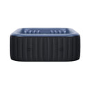 MSpa C-TE062 Tekapo Comfort Series Six-Person Inflatable Square Bubble Spa Hot Tub With 132 Bubble Jets (SAK80641) - Saksby Wholesale - Front View