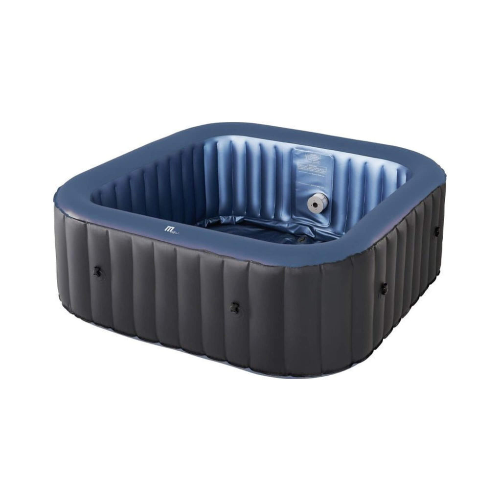 MSpa C-TE062 Tekapo Comfort Series Six-Person Inflatable Square Bubble Spa Hot Tub With 132 Bubble Jets (SAK80641) - Saksby Wholesale - Side VIew