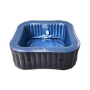 MSpa C-TE062 Tekapo Comfort Series Six-Person Inflatable Square Bubble Spa Hot Tub With 132 Bubble Jets (SAK80641) - Saksby Wholesale - Top View