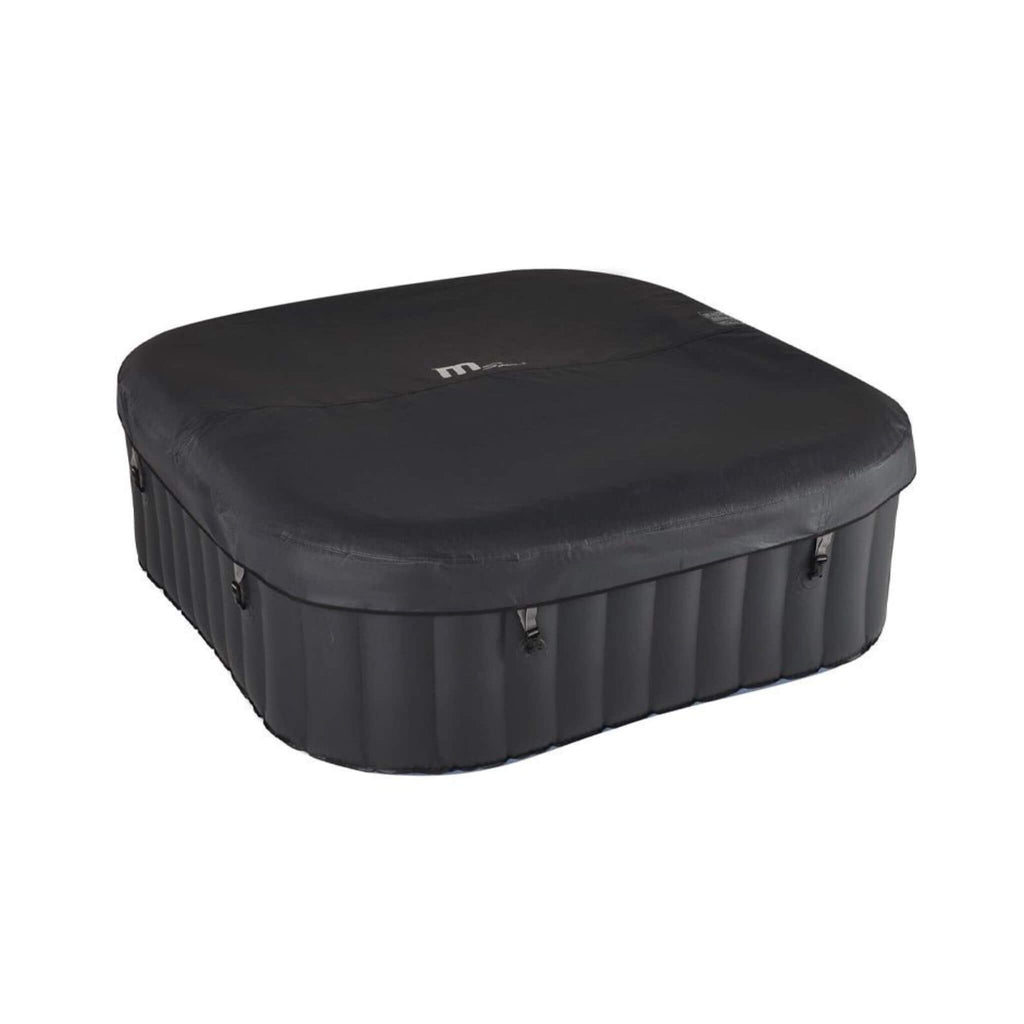 MSpa C-TE062 Tekapo Comfort Series Six-Person Inflatable Square Bubble Spa Hot Tub With 132 Bubble Jets (SAK80641) - Saksby Wholesale - With Cover