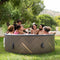MSPA F-MO063W MONO Frame Series Luxury 6-Person Inflatable Round Hot Tub With WIFI Control (94175263) - Demonstration View