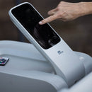 MSpa F-OS063W Oslo Supreme 6-Person Square Spa W/ LED Lights & Integrated App Control, 120 Jets (SAK93516) - Saksby Wholesale - App Control View