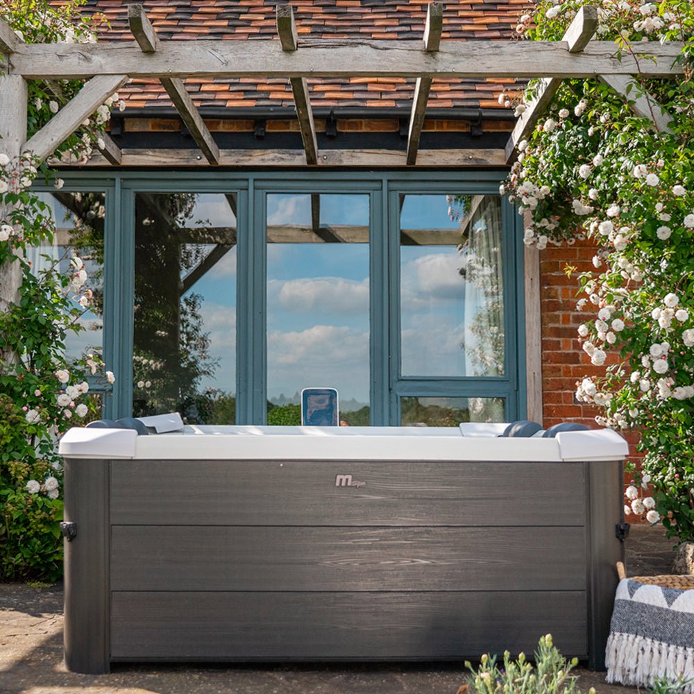 MSPA F-OS063W OSLO Supreme Six-Person Square Spa W/ LED Lights & Integrated App Control, 120 Jets Demonstration View