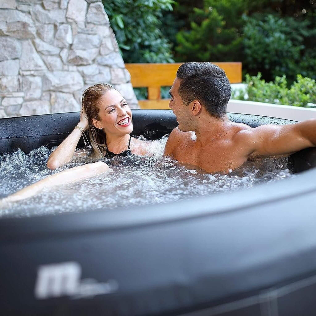 MSpa P-CA063 Camaro Premium Series Six-Person Inflatable Hot Tub & Spa W/ 138 Bubble Jets, 81" (SAK72904) - Saksby Wholesale - In Use View
