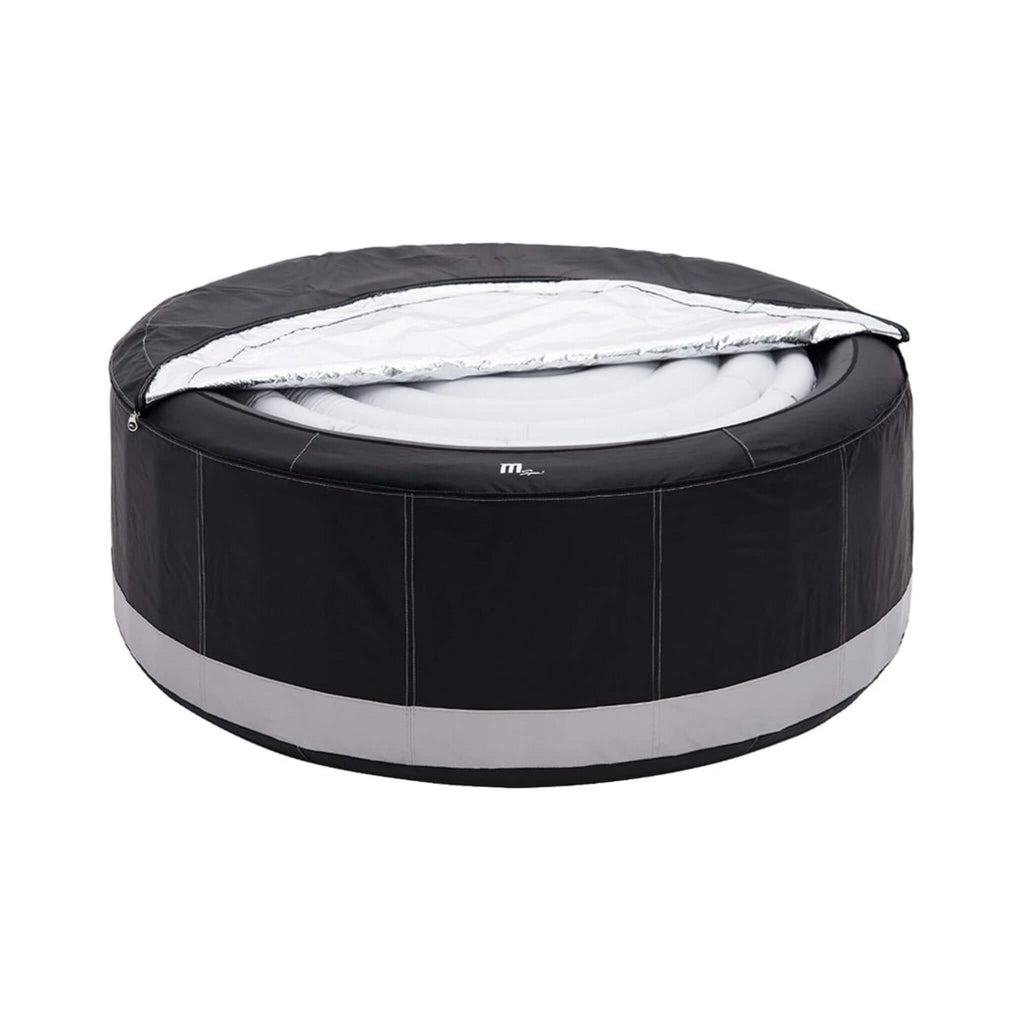 MSpa P-CA063 Camaro Premium Series Six-Person Inflatable Hot Tub & Spa W/ 138 Bubble Jets, 81" (SAK72904) - Saksby Wholesale - With Cover View