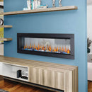 Napoleon Clearion Elite Fully Recessed See Thru Wall Mounted Electric Fireplace, 60" [NEFBD60HE] (SAK31716) - Saksby Wholesale - Blue Living Room View