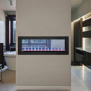 Napoleon Clearion Elite Fully Recessed See Thru Wall Mounted Electric Fireplace, 60" [NEFBD60HE] (SAK31716) - Saksby Wholesale - Demonstration View