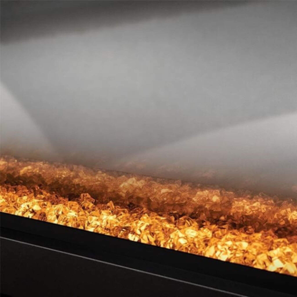 Napoleon Clearion Elite Fully Recessed See Thru Wall Mounted Electric Fireplace, 60" [NEFBD60HE] (SAK31716) - Saksby Wholesale - Orange Crystals View