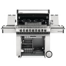 NAPOLEON Prestige PRO 665 Natural Gas Grill with Infrared Rear Burner and Infrared Side Burner and Rotisserie Kit Back View