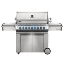 NAPOLEON Prestige PRO 665 Propane Gas Grill W/ Infrared Rear/Side Burners & Rotisserie Kit (PRO665RSIBPSS-3) - Front View