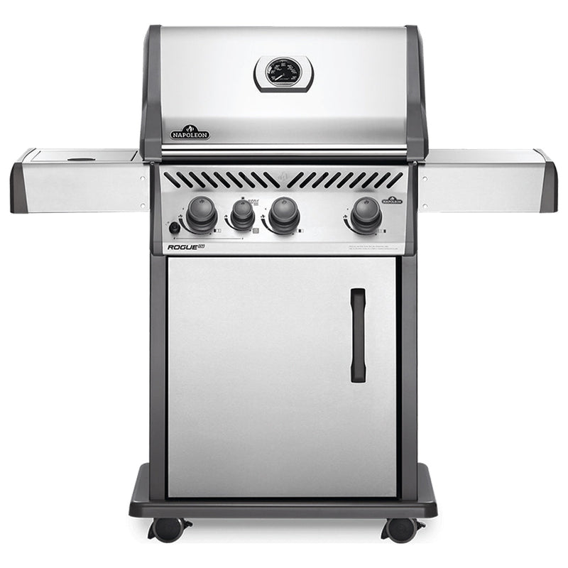 NAPOLEON ROGUE XT 425 SIB Freestanding Stainless Steel Propane Grill W/ Infrared Side Burner, 51" (RXT425SIBPSS-1) - SAKSBY.com - Outdoor Grills - SAKSBY.com