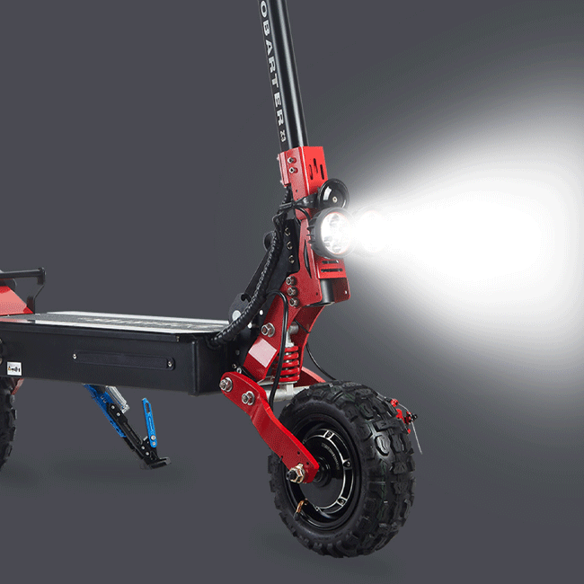 OBARTER X3 48V13AH 2400W Foldable Electric Off Road Scooter, 53.1" - SAKSBY.com - Electric Scooters - SAKSBY.com