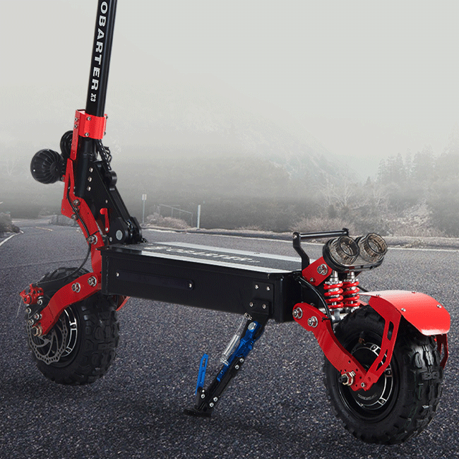 OBARTER X3 48V13AH 2400W Foldable Electric Off Road Scooter, 53.1" - SAKSBY.com - Electric Scooters - SAKSBY.com
