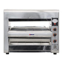 Omcan Premium Commercial Stainless Steel Conveyor Restaurant Countertop Pizza Baking Oven, 3600W (SAK48164) - Saksby Wholesale - Front View