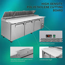 ORIKOOL Extra Large Commercial Prep Table With Enhanced Cold Storage, 93" (94281463) - SAKSBY.com - Freezers & Refrigerators - SAKSBY.com