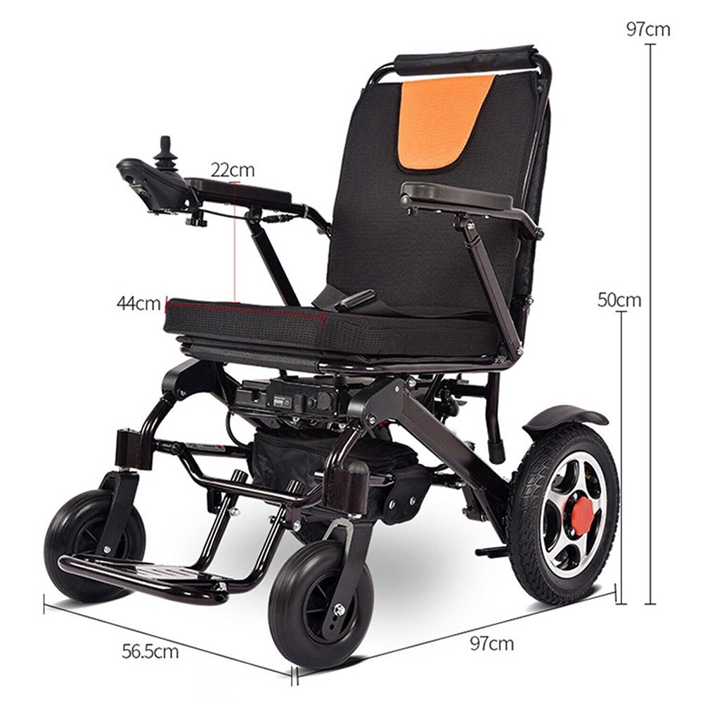 PCMOS DYW459 500W Portable Electric Lightweight Motorized Wheelchair - SAKSBY.com - Electric Wheelchairs - SAKSBY.com