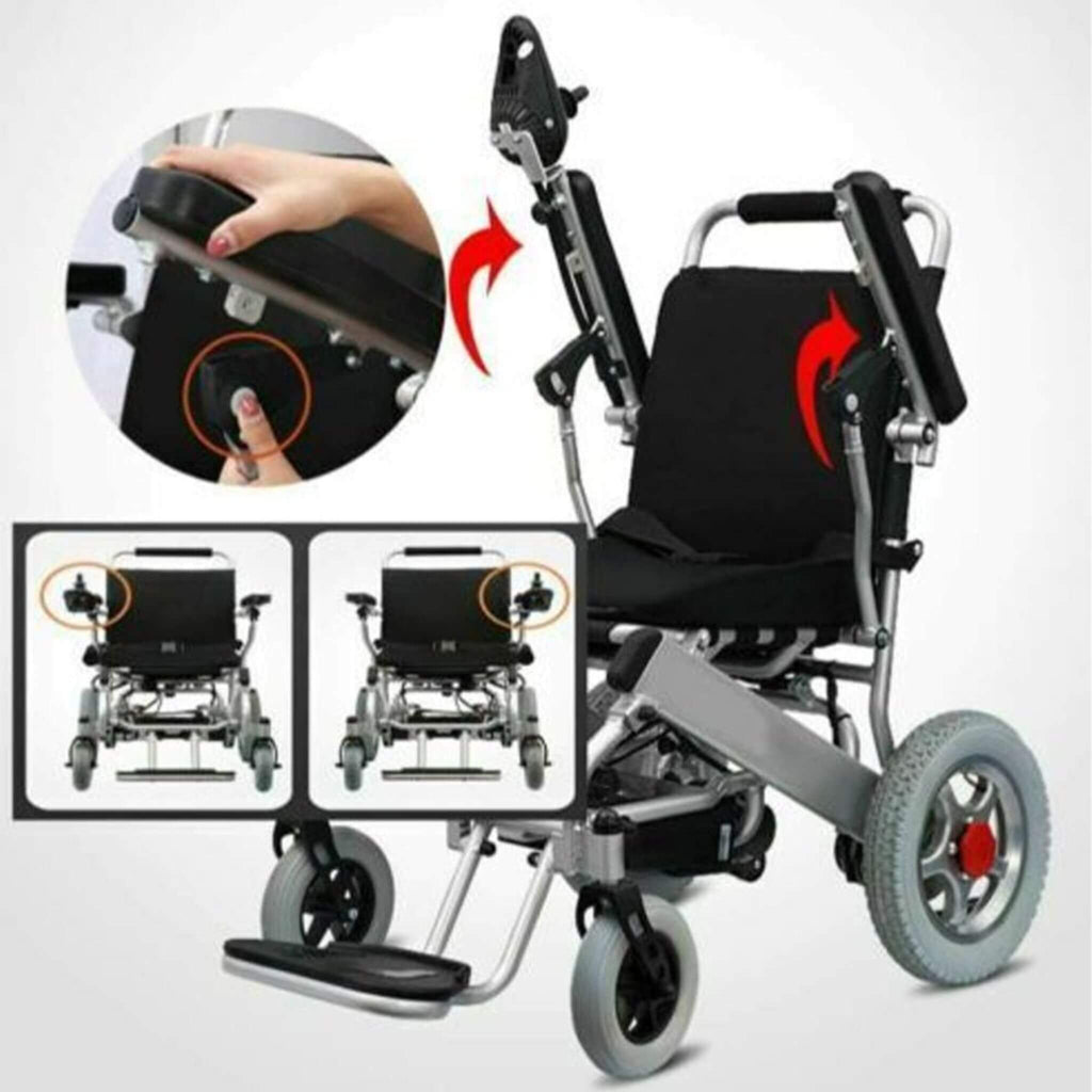 PCMOS WD602 17.5-Inch Heavy-Duty Electric Motorized Lightweight Wheelchair, 250LBS (SAK56491) - Saksby Wholesale - Product Details