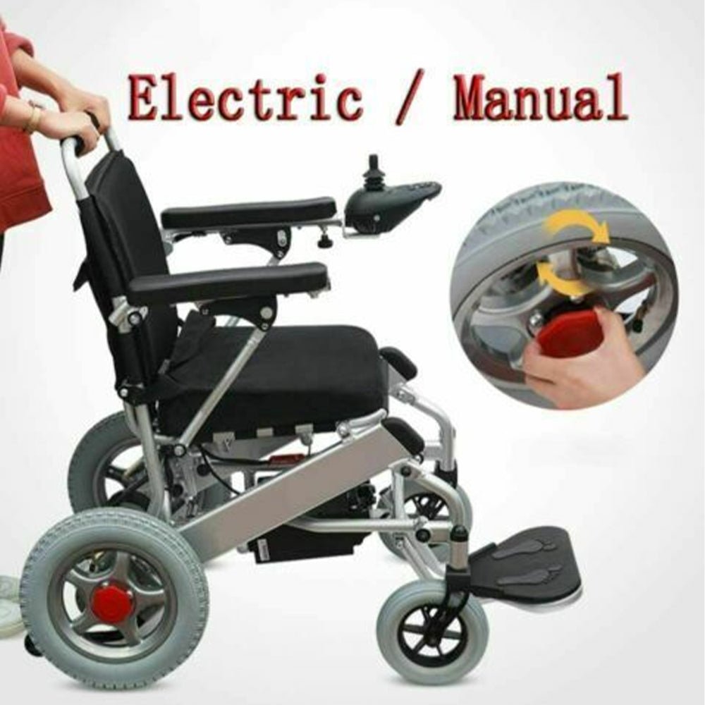 PCMOS WD602 Heavy Duty Electrric Motorized Lightweight Wheelchair (97658124) - SAKSBY.com - Electric Wheelchairs - SAKSBY.com