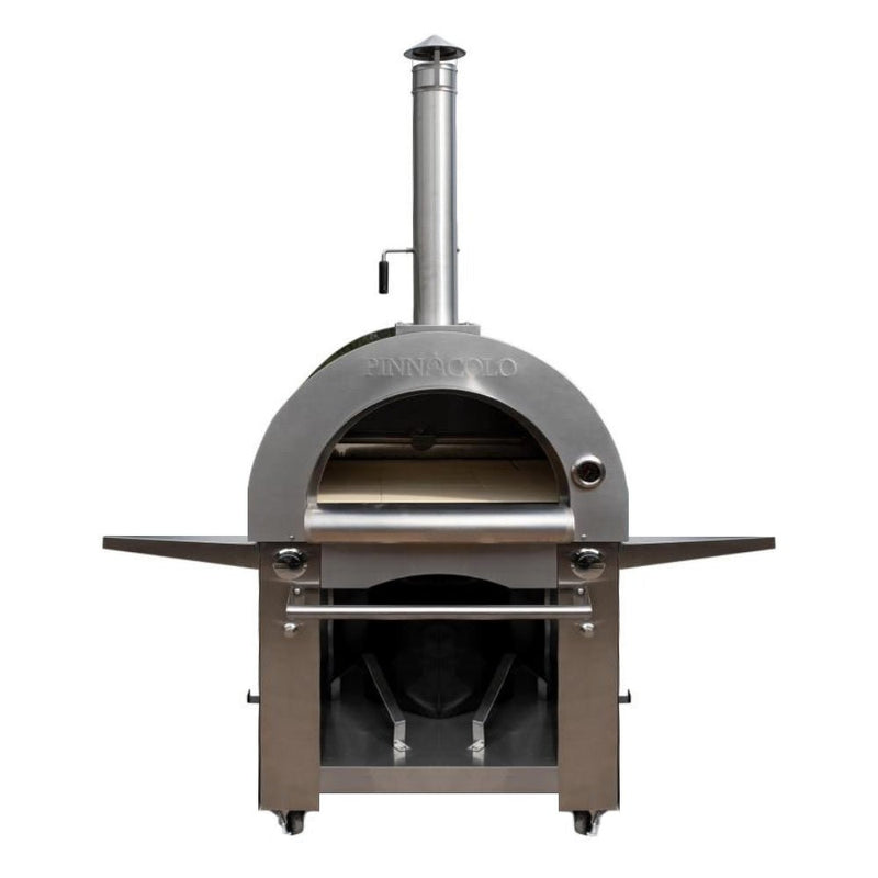 PINNACOLO IBRIDO Portable Outdoor Wood Fired & Gas Backyard Pizza Oven (96482418) - SAKSBY.com - Pizza Ovens - SAKSBY.com