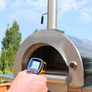 Pinnacolo Ibrido Portable Hybrid Outdoor Wood Fired & Gas Backyard Pizza Oven (SAK96482) - Saksby Wholesale - Check Heat View