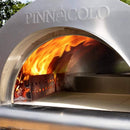 Pinnacolo Ibrido Portable Hybrid Outdoor Wood Fired & Gas Backyard Pizza Oven (SAK96482) - Saksby Wholesale - Heat View