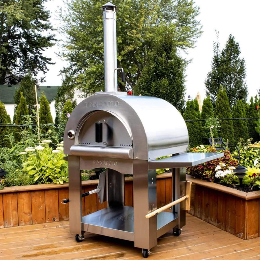Pinnacolo Premio Portable Outdoor Wood Fired Backyard Pizza Oven (SAK91327) - Saksby Wholesale - Outdoor Setup
