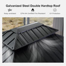 PLF Large Premium Outdoor Hardtop Aluminum Gazebo With Galvanized Steel Double Roof, 10x13FT (91374826) - SAKSBY.com - Canopies & Gazebos - SAKSBY.com