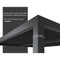 PLF Premium Outdoor Gray Aluminum Hardtop Pergola Gazebo With Adjustable Roof, 12x16FT (95281364) - SAKSBY.com - Canopies & Gazebos - SAKSBY.com
