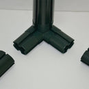 [08x20FT] PLM Extra Large Barn-Style Weatherproof Walk-In Greenhouse With Roof Vents (SAK85716) - Saskby Wholesale - Metal View