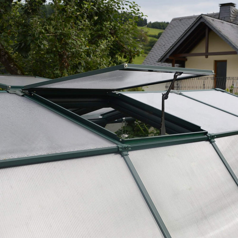 [08x20FT] PLM Extra Large Barn-Style Weatherproof Walk-In Greenhouse With Roof Vents (SAK85716) - Saskby Wholesale - Mini Window View